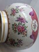 Chinese Export Armorial Style Porcelain Punch Bowl believed to be by Samson