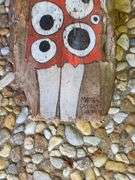 3) Martha Cassels Female Painted Figures on Wood Planks