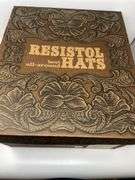 Resistol Black Gold 20X Beaver Felt Black Cowboy Hat NIB