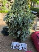Balsam Hill Flip Tree Lighted Christmas Tree and accessories