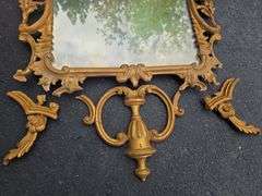 Vintage Italian Baroque Gilt Mirror- needs repair