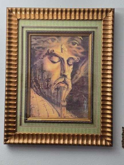 Calvario- Lithograph of Octavios Ocampo's original- handcrafted in Mexico - see photos and additiona