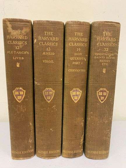 4) Books- The Harvard Classics Deluxe Alumni Limited Edition Volumes- 1909-1910