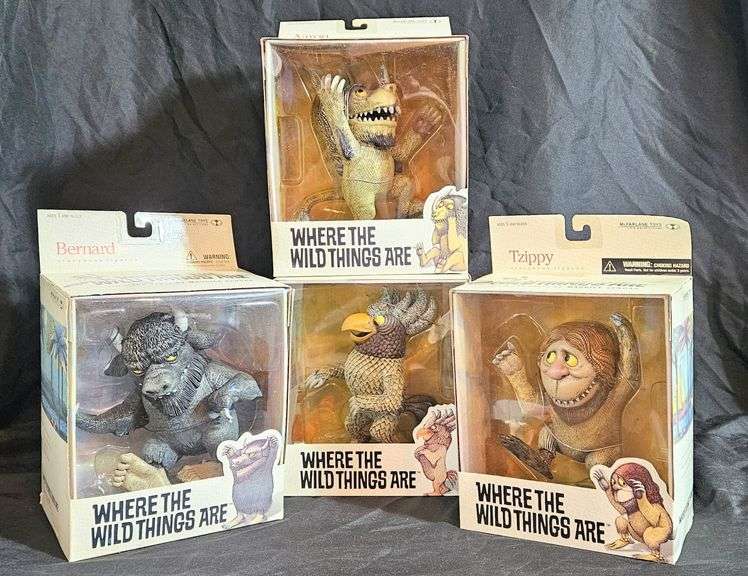 Where the Wild Things Are Figures McFarlane Toys 2000 (4) NIB