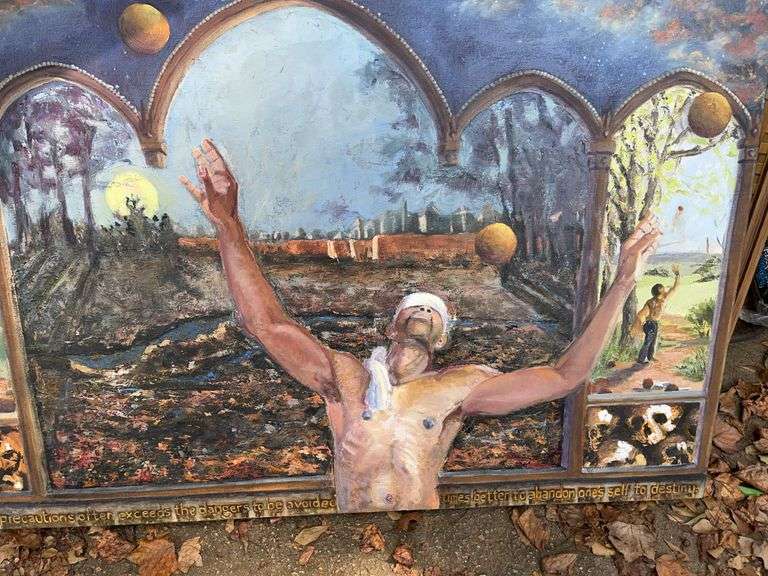 âDestiny of Manâ J. William Hill Original Oil on Canvas