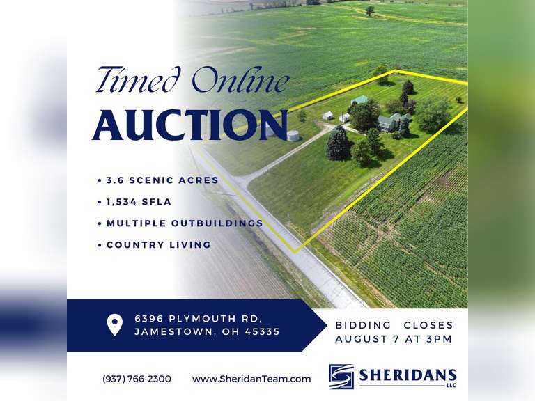 Jamestown Farmhouse with Acreage