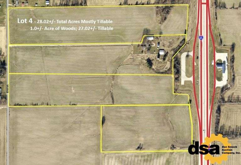 28.02+/- Total Acres Mostly Tillable