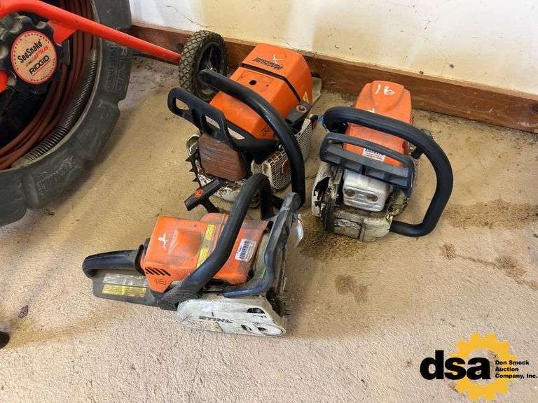 (3) STIHL Chainsaws