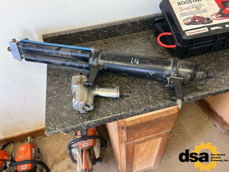 Air Mixing Epoxy Gun, 3/4” Drive Air Impact