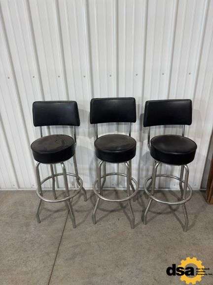 (3) Swivel Bar Chairs