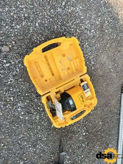 Spectra Laser Plan 220 Level Laser, with Tripod, Measuring Stick