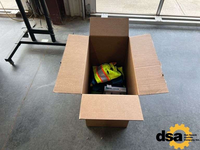 Unused Motorola Radio, Assorted Paint Sticks, Aidland Walkie Talkies