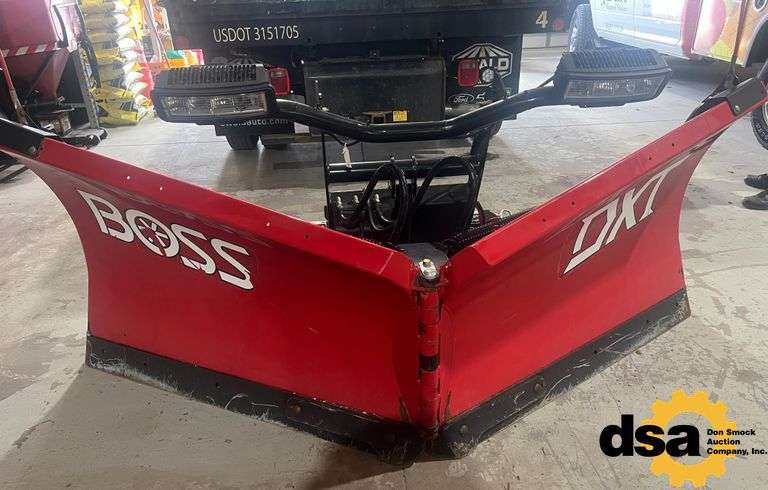 Boss Smart Shield 9'2"DXT, V Snow Plow, With Additional Side Wings