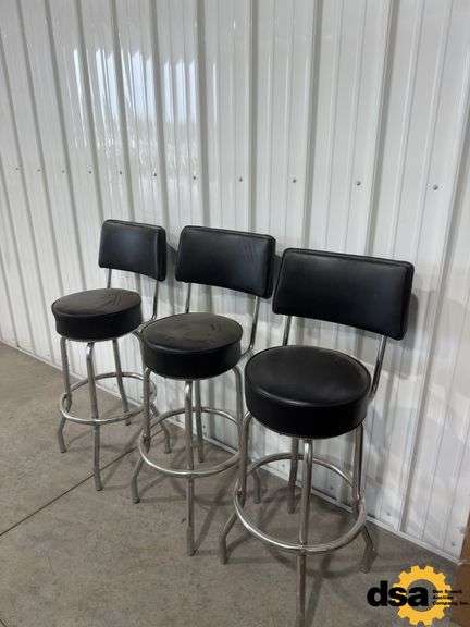 (3) Swivel Bar Chairs