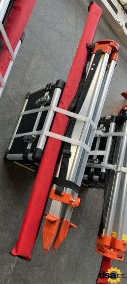 Unused HW12Rotary Level Laser, with Tripod, Measuring Stick