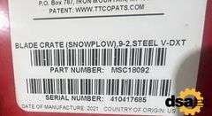 Boss Smart Shield 9'2"DXT, V Snow Plow, With Additional Side Wings