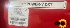 Boss Smart Shield 9'2"DXT, V Snow Plow, With Additional Side Wings