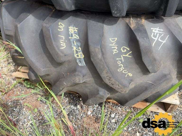 16.9/28 Tractor Tire and Rim