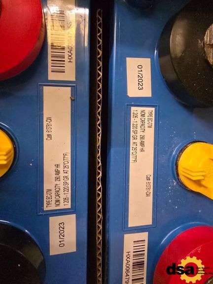 (60) PowerSafe EC-07M String Batteries