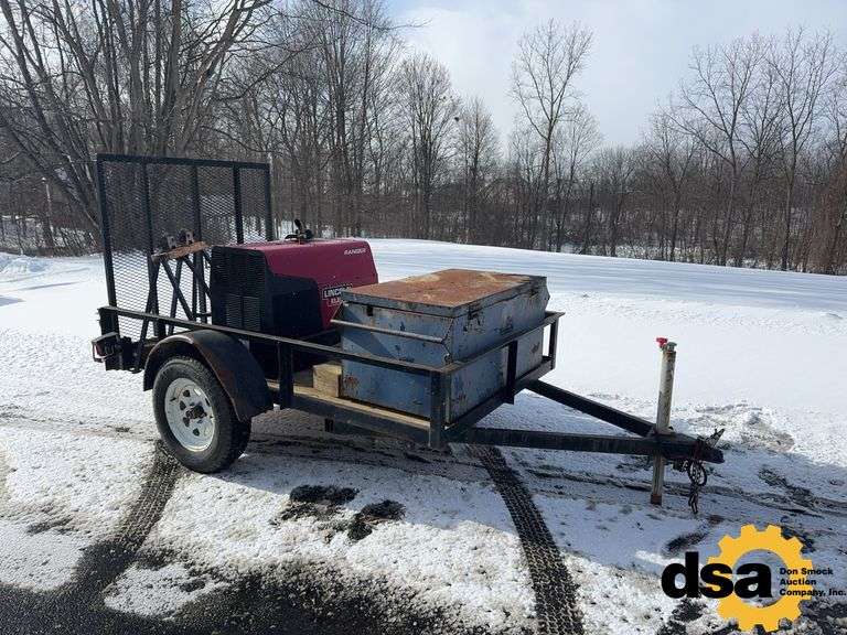 Lincoln 305G Welder 8’ on Tag  Trailer