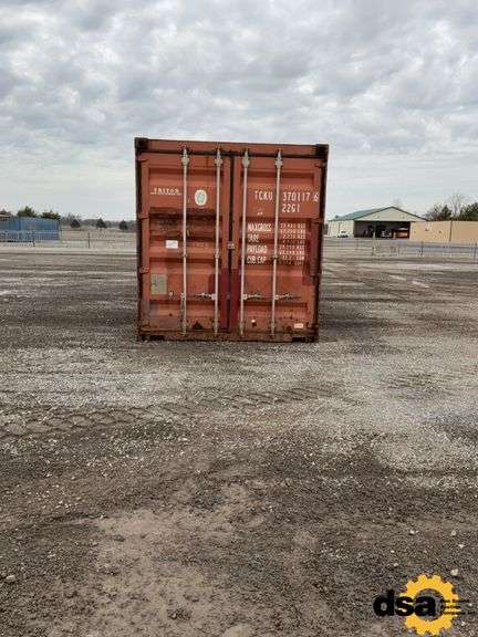 20Ft Container With Barn Doors On Front