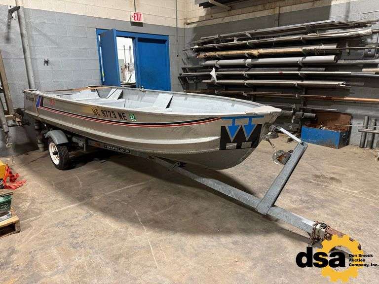1988  SeaNymph  14' Semi V Bottom Boat