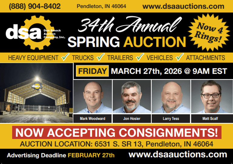 34th Annual Spring Truck & Equipment Auction
