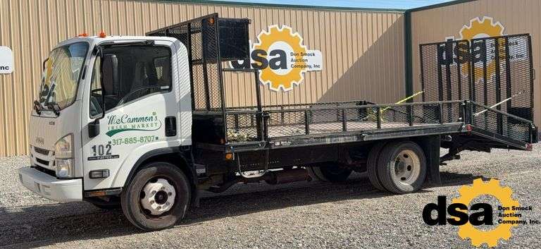 2018  Isuzu  NPR-HD  Mower Truck
