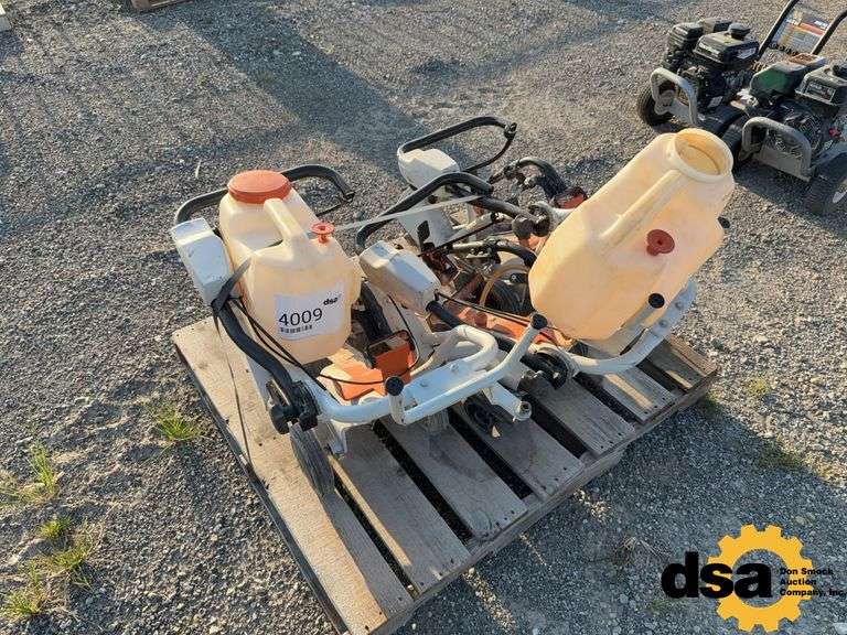 (3) Stihl Walk Behind Concrete Saw Carts