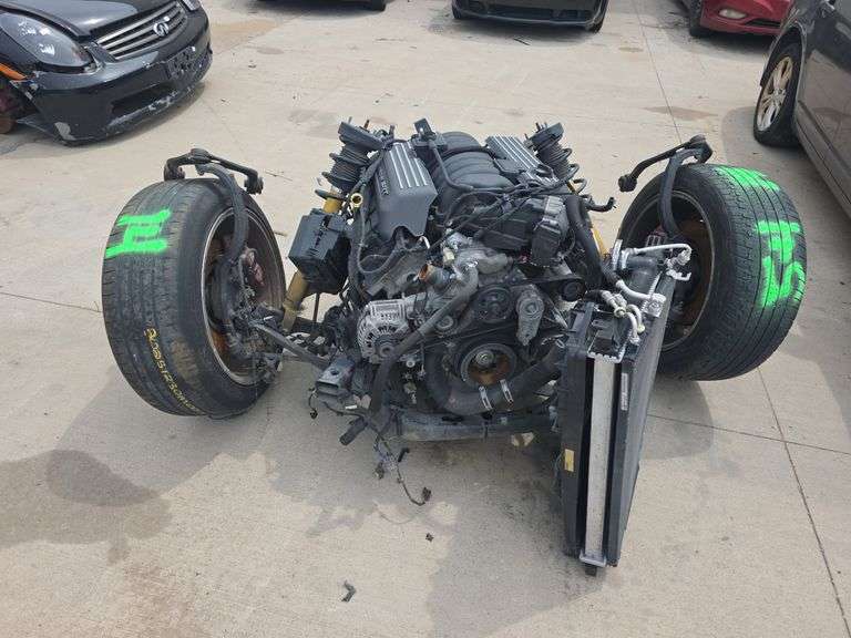 *FOR PARTS ONLY* 2017  DODGE  CHARGER R/T 392 MOTOR & TRANSMISSION