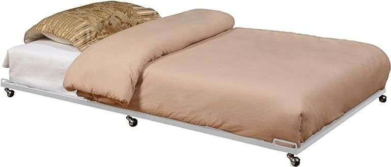 Kings Brand Furniture - Twin Size Metal Roll Out Platform Trundle Bed Frame