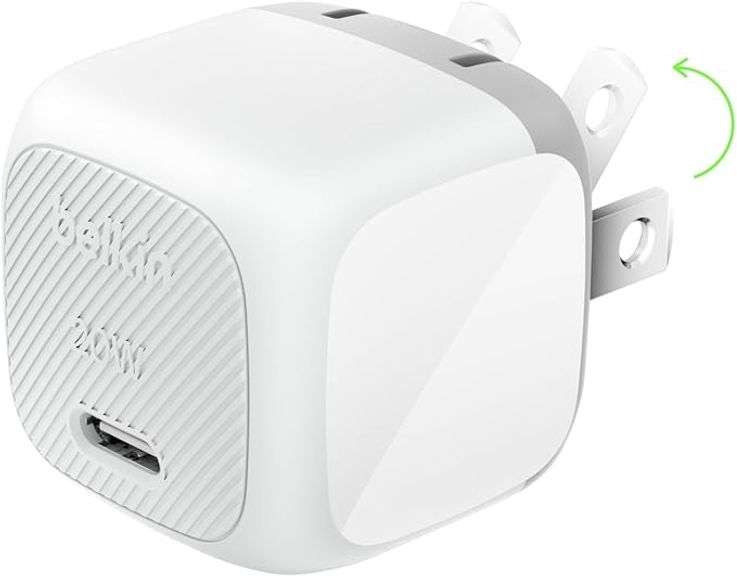 Belkin USB C Charger Block 20W, Fast Charging Block, Type C Wall Charger