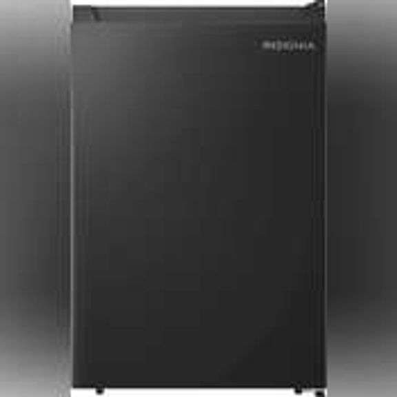 Insignia - 2.5 Cu. Ft. Mini Fridge with Reversible Door - Black