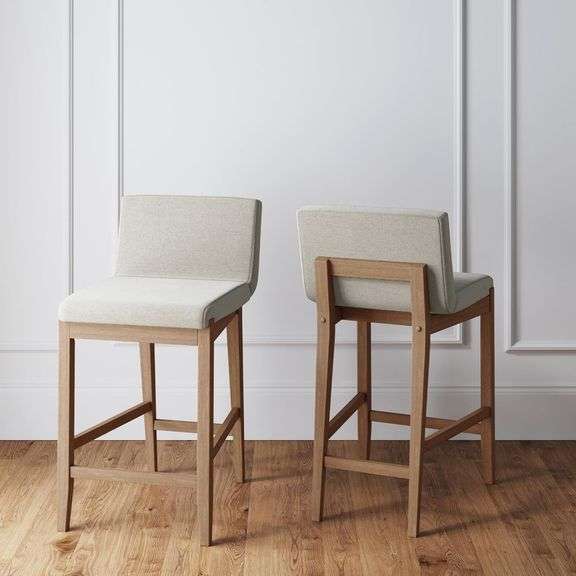 Nathan James Gracie Modern Counter Height Bar Stool with Back