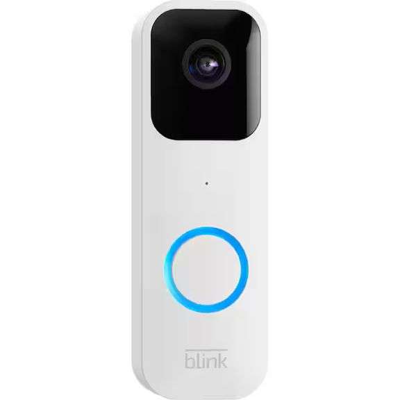Blink Video Doorbell Battery or Wired - Smart Wi-Fi HD Video Doorbell Camera White
