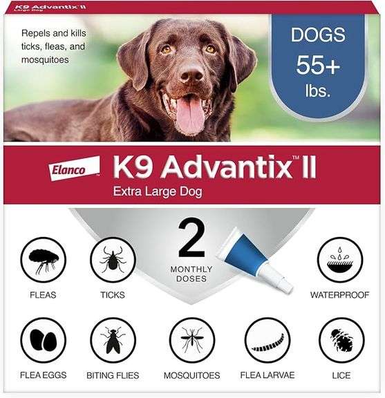 K9 Advantix II XL Dog Vet-Recommended Flea, Tick & Mosquito Treatment
