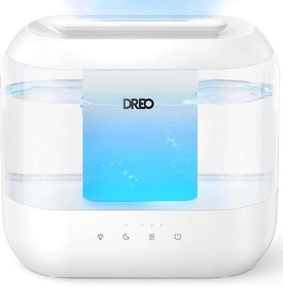 Dreo Humidifiers for Bedroom, 4L Top Fill for Large Room, 36H Runtime