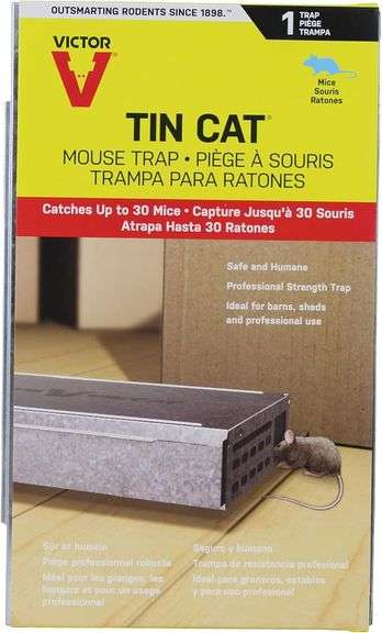 Victor M310S Tin Cat Multi-Catch Live Mouse Trap - Indoor and Outdoor Humane Catch and Release
