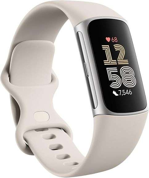 Fitbit Charge 6 Fitness Tracker with Google apps, Heart Rate on Exercise Equipment