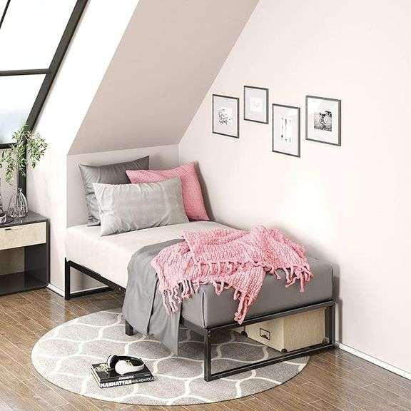 ZINUS 12 Inch Lorelei Metal Platform Bed Frame, Mattress Foundation