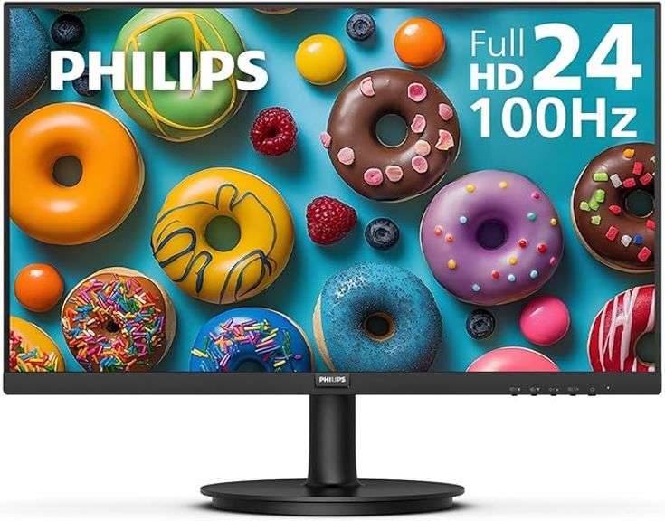 PHILIPS 241V8LB 24 inch Frameless Full HD (1920 x 1080) 100Hz Monitor