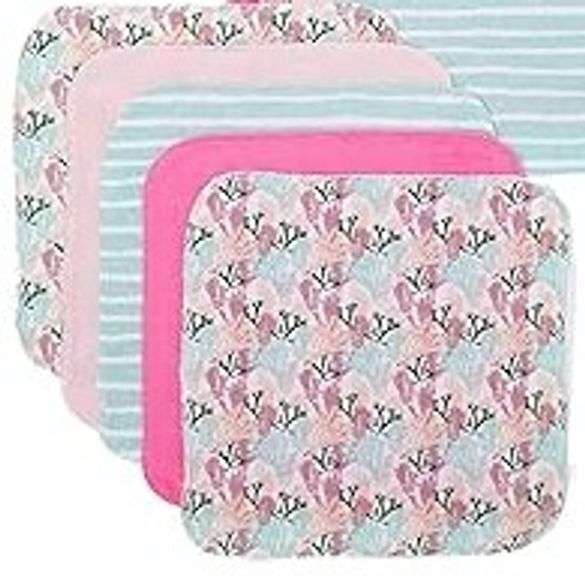 Spasilk 5PK Washcloth - Pink