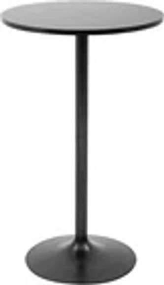 Modern Round Pub Hydraulic Dining Room Home Kitchen Bar Top Tall Table, Black