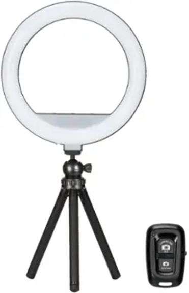 Sunpak - 12” Bi-Color Tabletop or Handheld Vlogging Kit with Bluetooth Remote