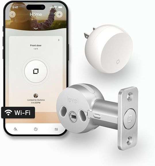 Level Bolt (Wi-Fi) Smart Deadbolt - Make Your Lock Smart & Keep Existing Hardware and Keys