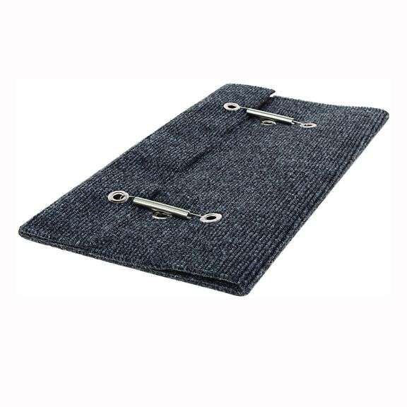 Camco 42925 Wraparound Step Rug, Gray, 17-1/2 in L, 18 in W