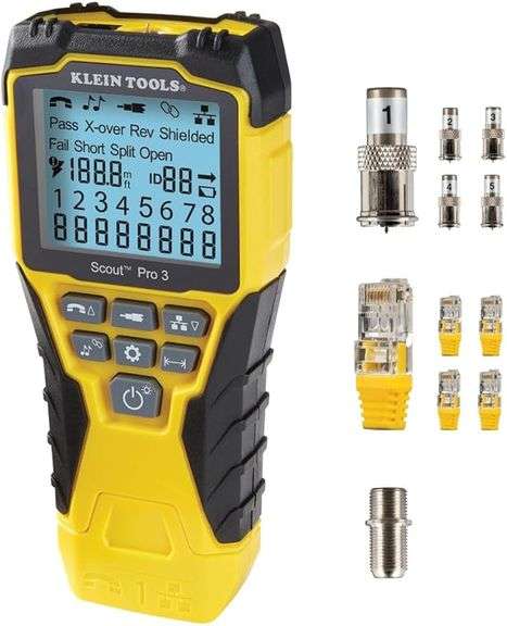 KLEIN TOOLS VDV501-851 Cable Tester Kit with Scout Pro 3