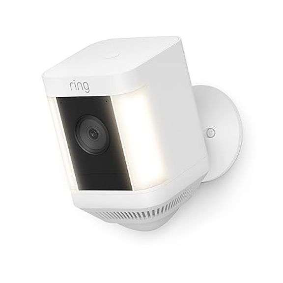 Ring Spotlight Cam Plus, Battery Home or business security with HD video, Two-Way Talk