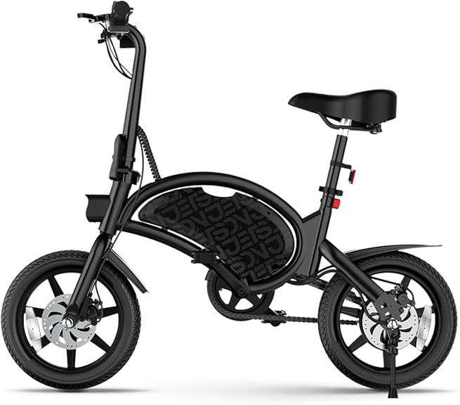 Jetson Bolt Folding Electric Ride-On Bike, Easy-Folding, Built-in Carrying Handle