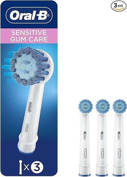 Oral-B Sensitive Gum Care Electric Toothbrush Replacement Brush Heads Refill, 2 Count